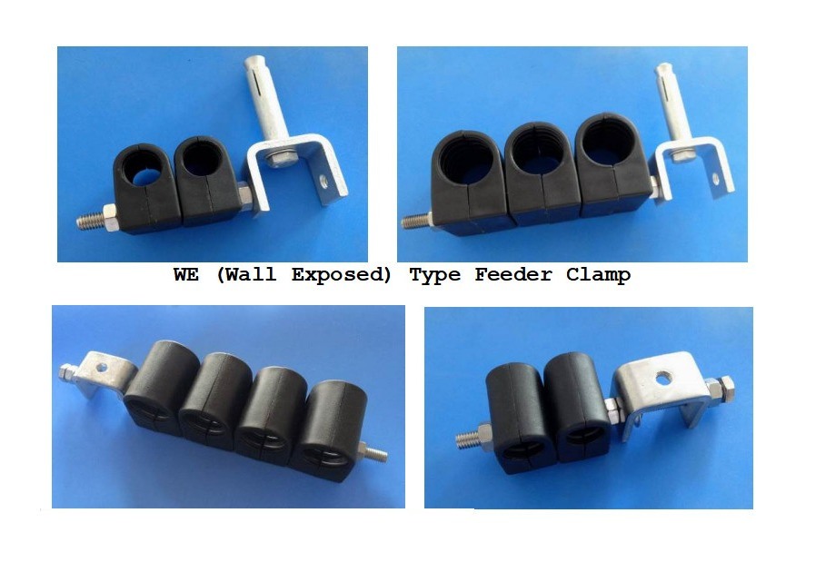 1/4in 50 Ohm Coax Cable Assemblies Prevent Sliding Feeder Clamp